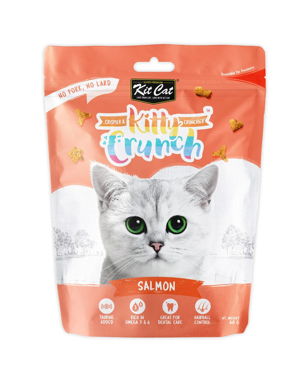 Kit Cat Kitty Crunch Treat Salmon 60gm
