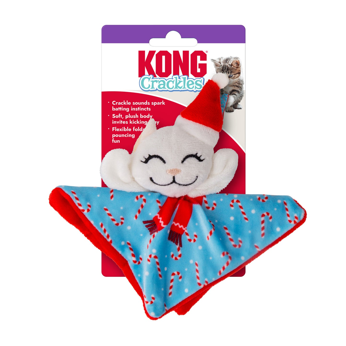 Kong Holiday Santa Kitty