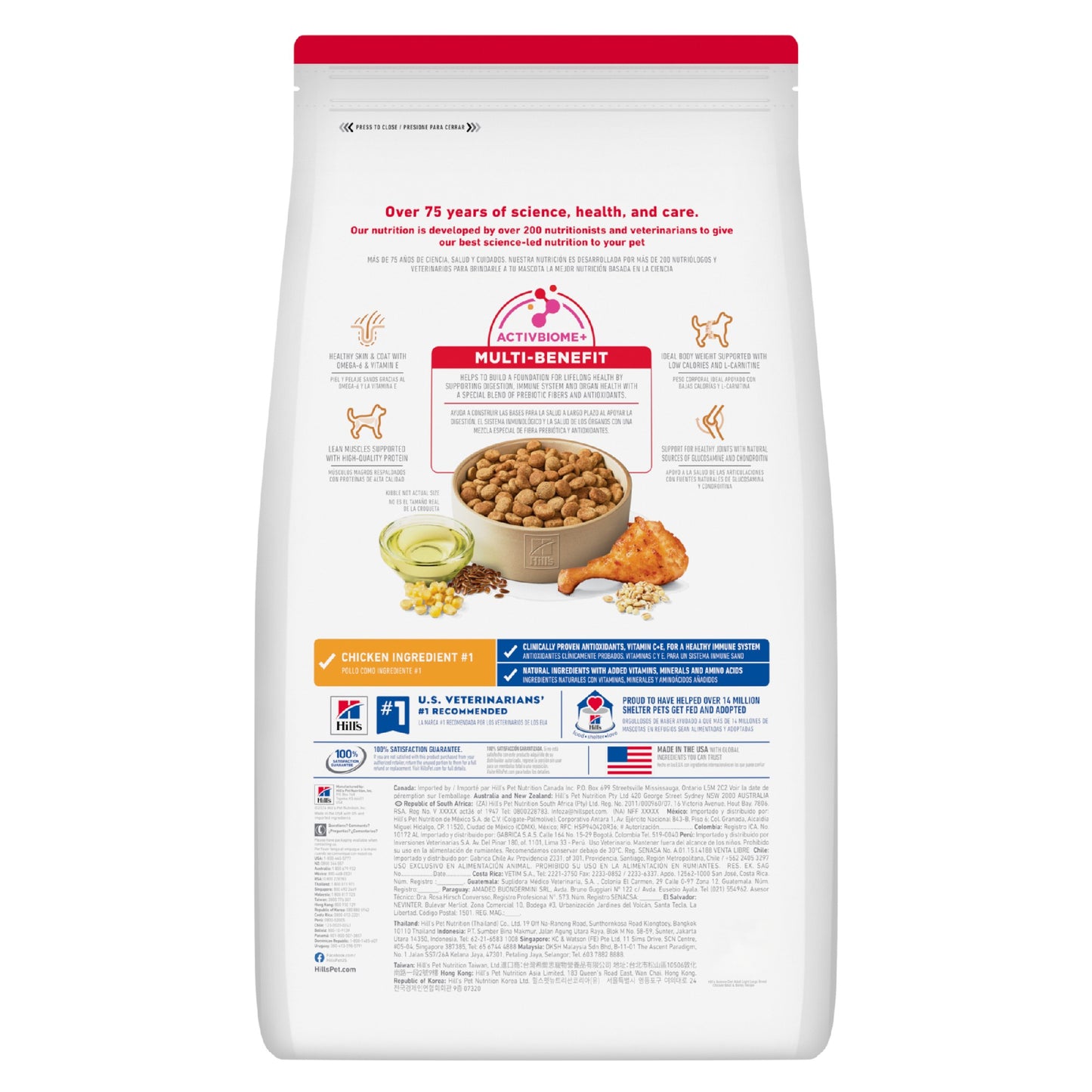 Science Diet Dog Light Large Breed 12kg