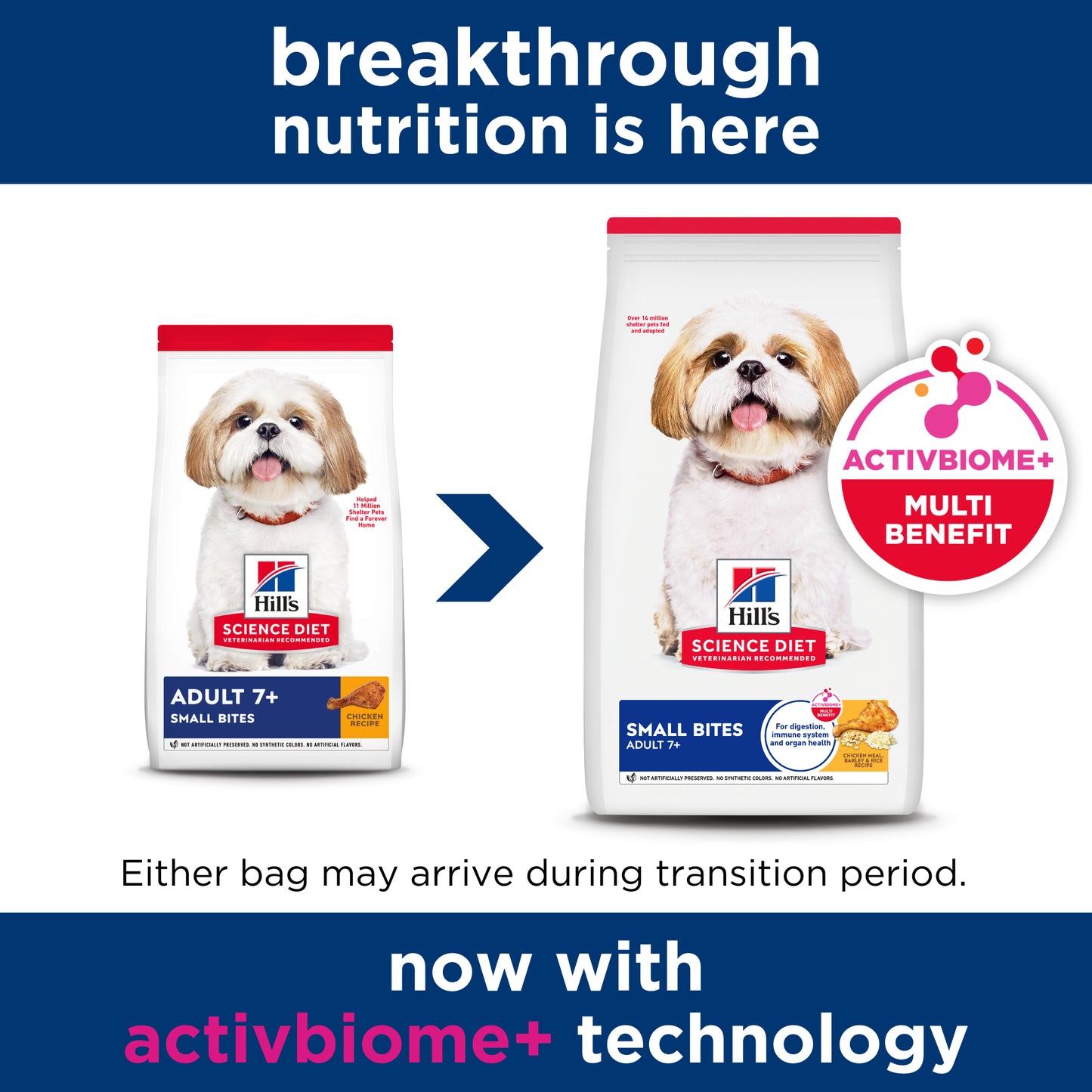 Science Diet Dog Adult 7+ Small Bites 2kg