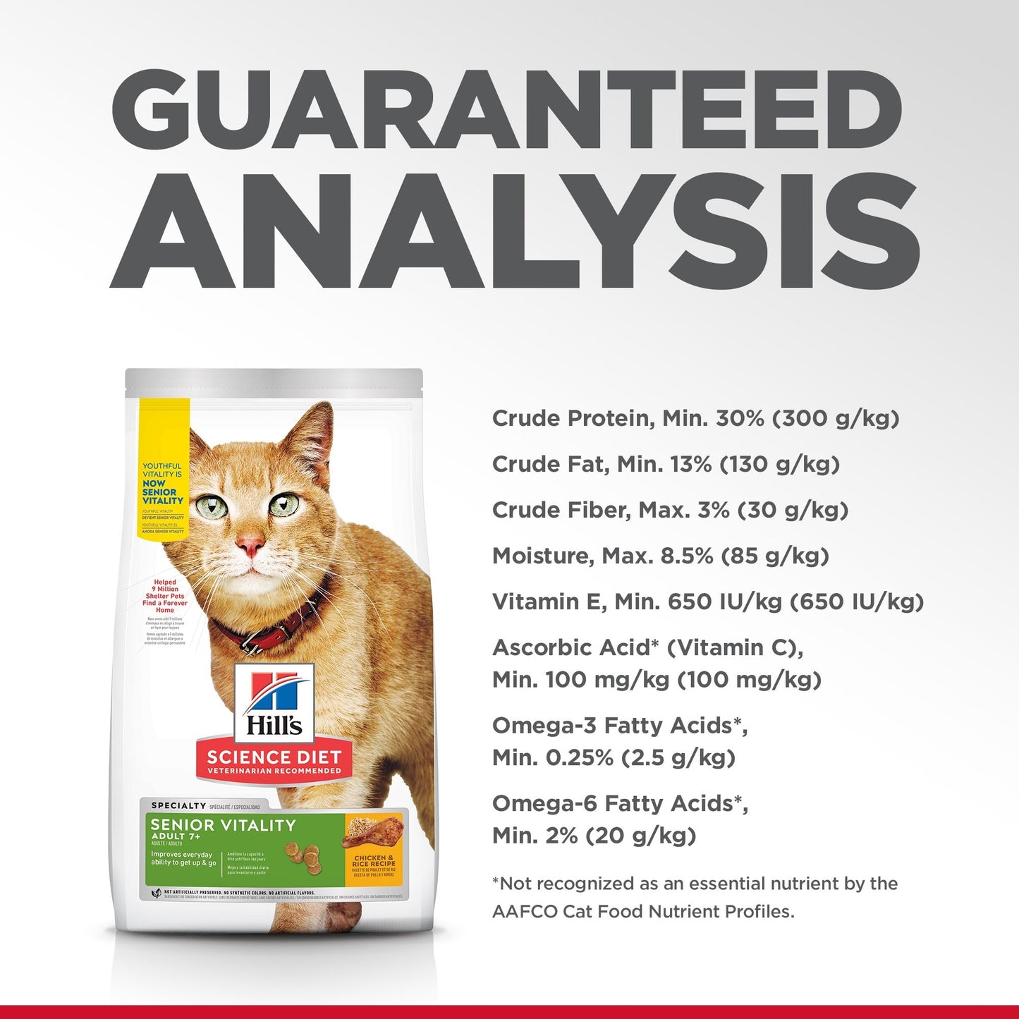 Science Diet Cat Adult 7+ Youthful Vitality 2.72kg