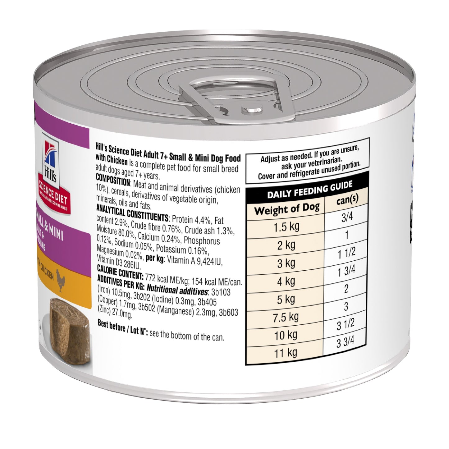 Science Diet small & Mini Adult 7 Plus Can 200g