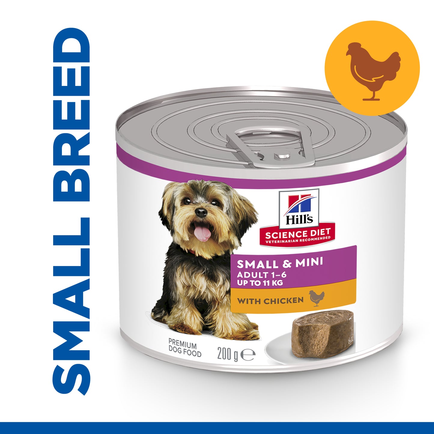 Science Diet Small & Mini Chicken Can 200g