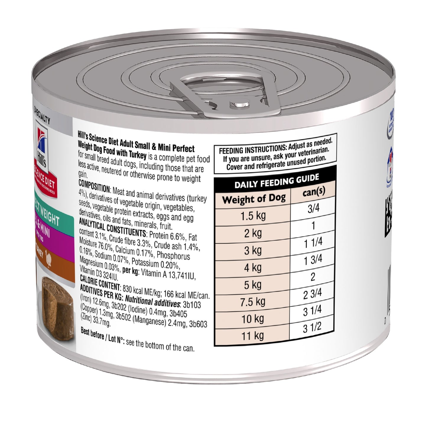 Science Diet Small & Mini Perfect Weight Can 200g
