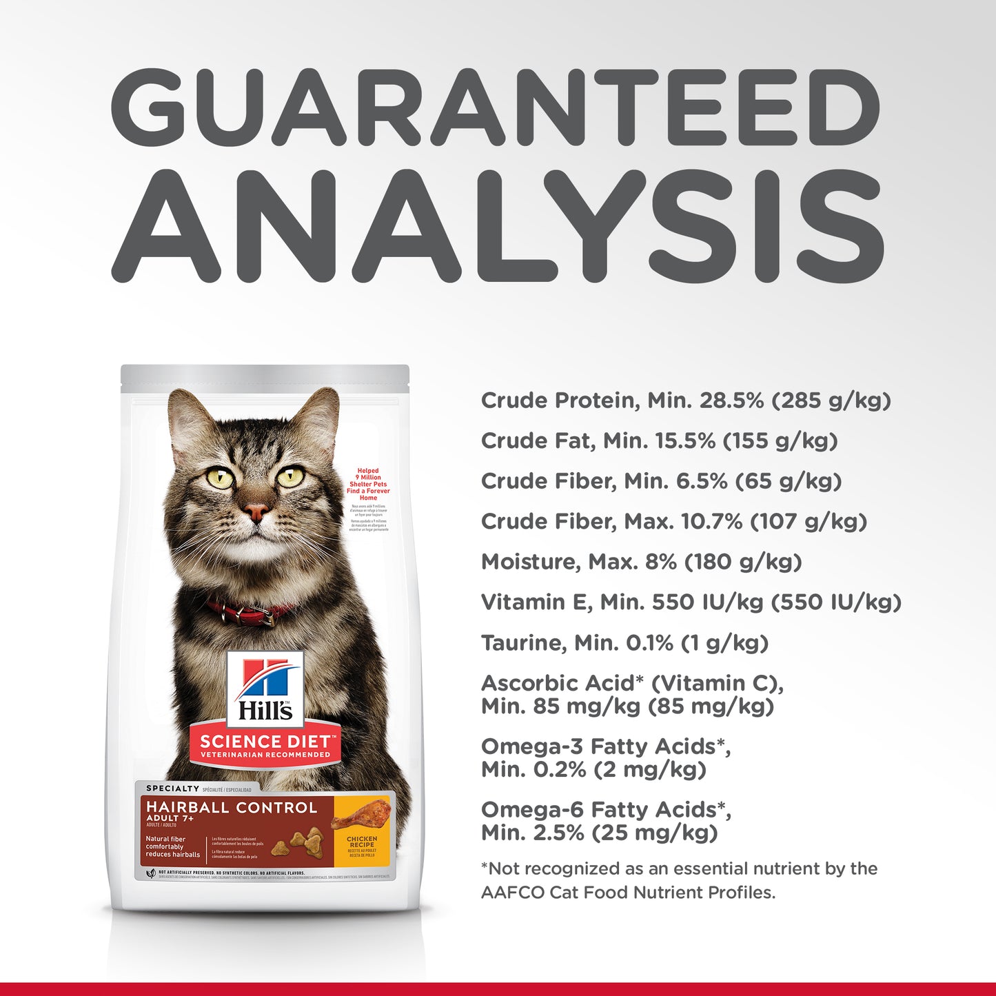 Science Diet Cat Senior Hairball 2kg
