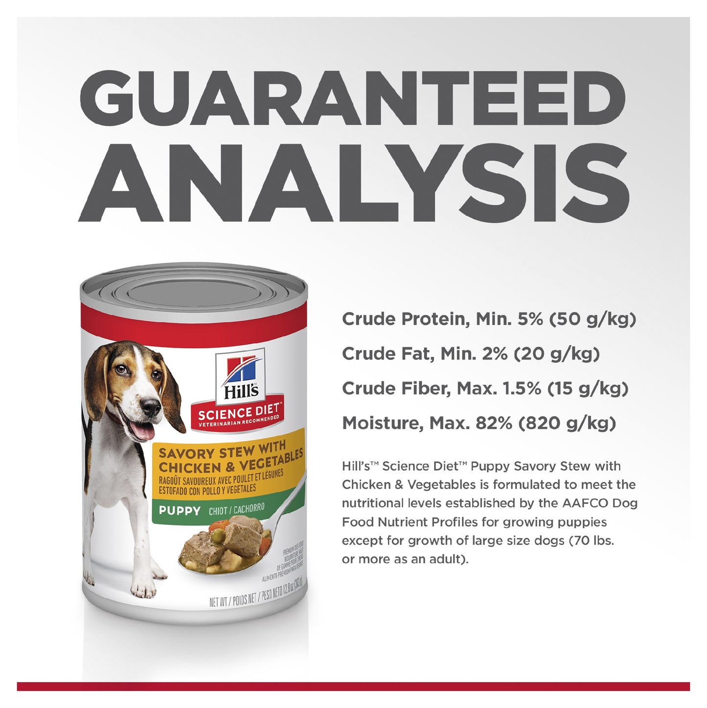Science Diet Dog Puppy Savour Stew Chicken Can 363g