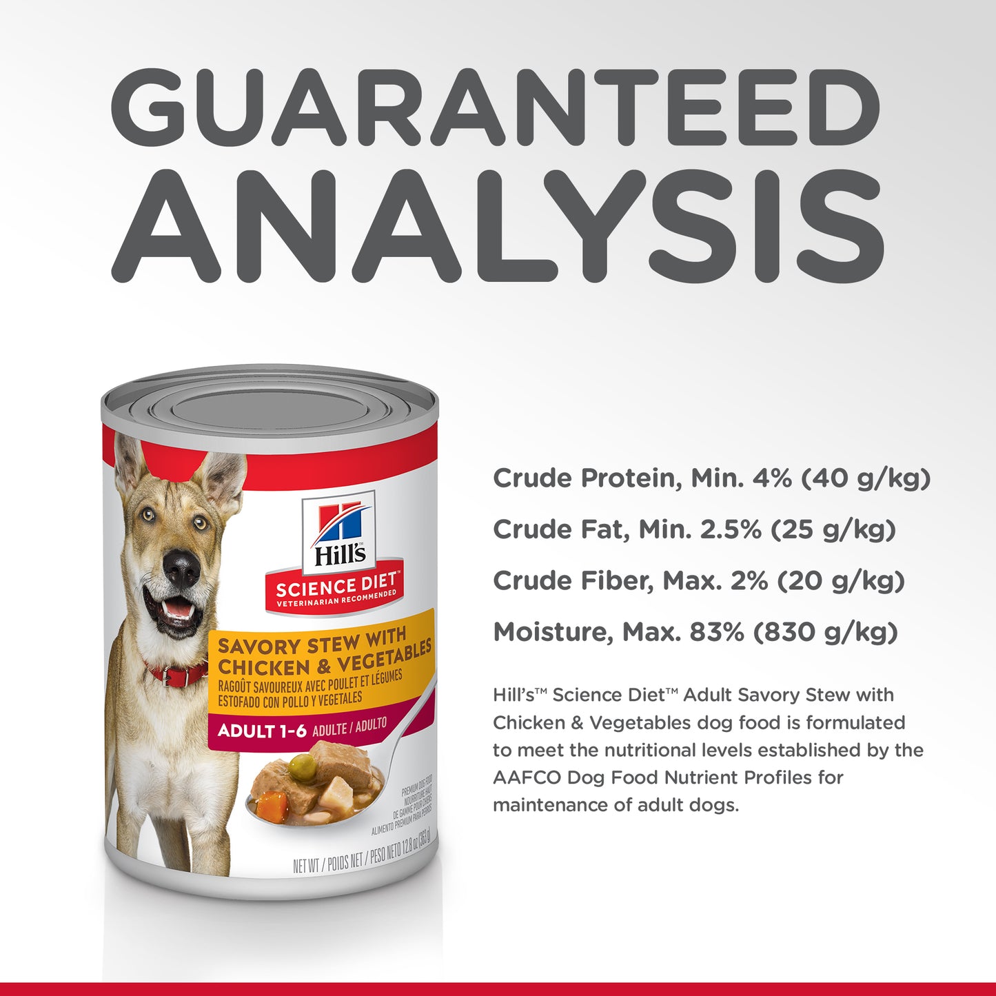 Science Diet Dog Adult Savoury Stew Chicken 363g