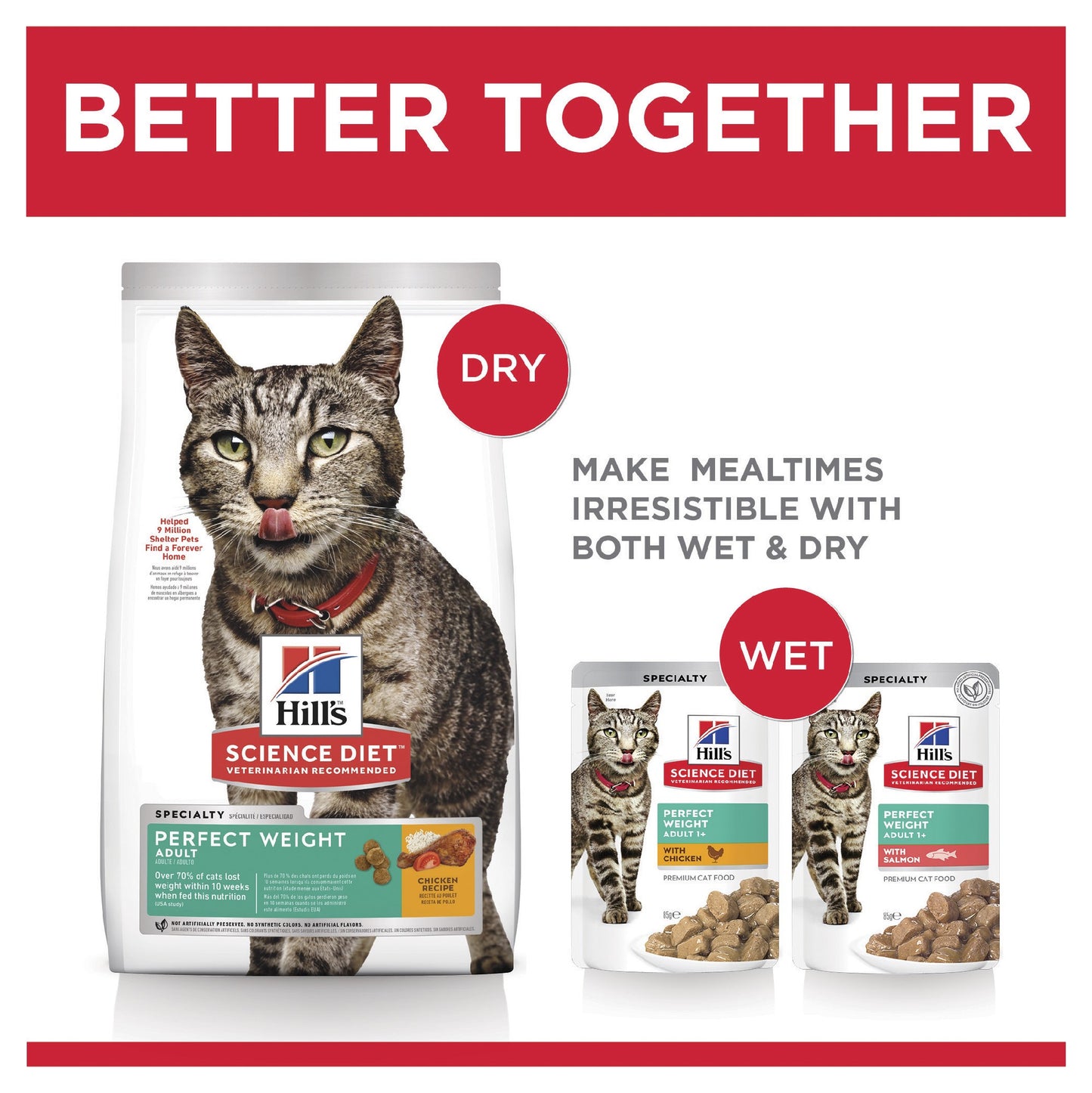 Science Diet Cat Perfect Weight 6.8kg