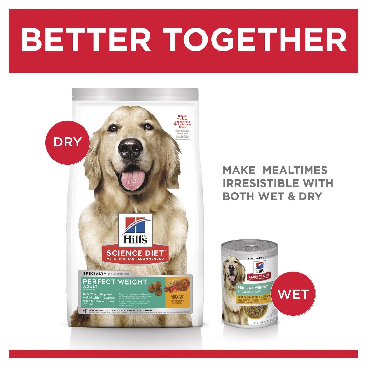 Science Diet Dog Perfect Weight 1.8kg