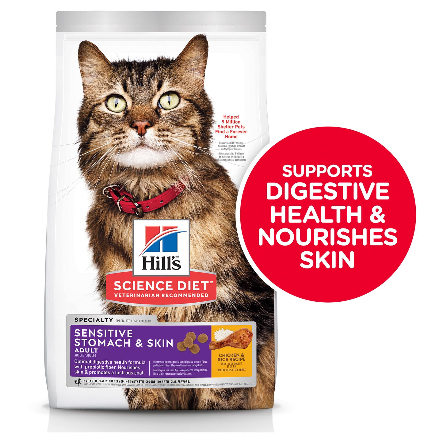 Science Diet Cat Sensitive Skin & Stomach 1.58kg