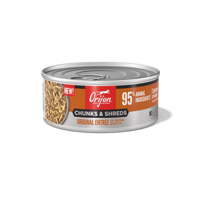 Orijen Original Chunks & Shreds Wet Cat Food Can 6 x 155g