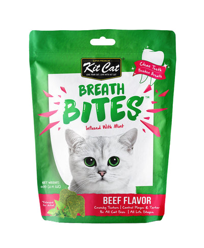 Kit Cat Breath Bites Beef 60gm