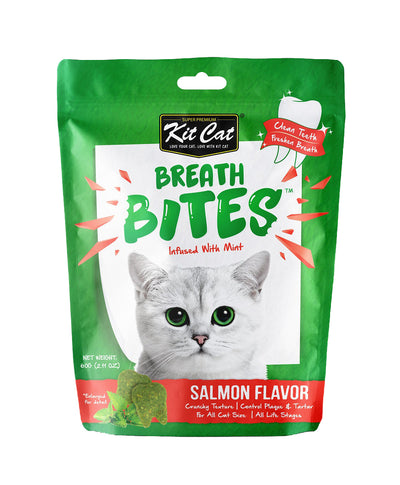 Kit Cat Breath Bites Salmon 60gm