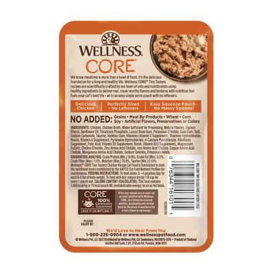 Wellness Cat T/T Chick Pate 50G