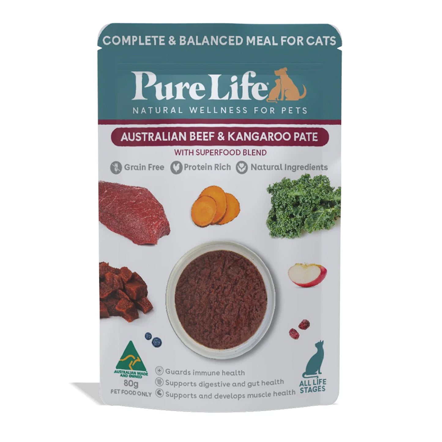 Pure Life Adult Cat Variety 12 Pack 80g