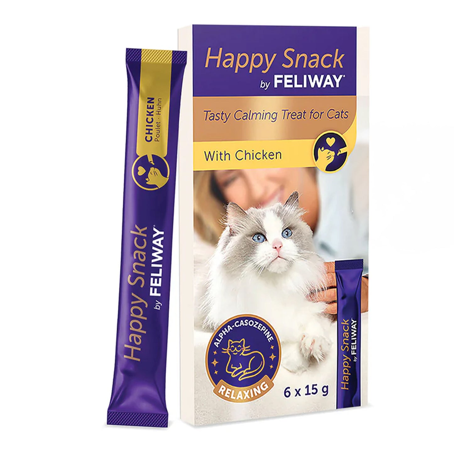 Feliway Happy Snack Calming Treats 6x15G
