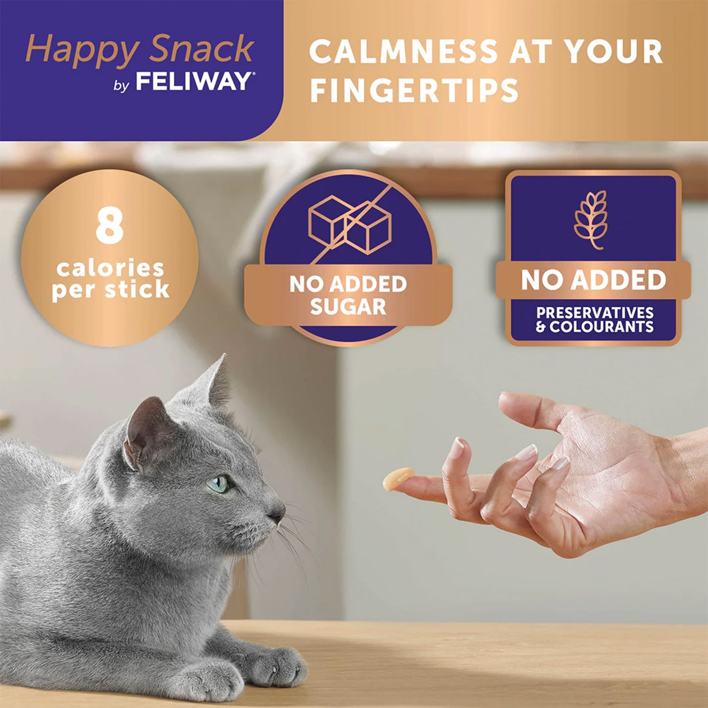 Feliway Happy Snack Calming Treats 6x15G