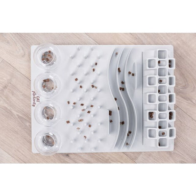 Trixie Cat Activity Fun Board Strategy Game 30X40Cm Light Grey