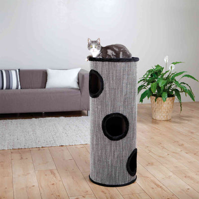 Trixie Amado Cat Tower 100Cm Mottle Black