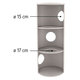 Trixie Amado Cat Tower 100Cm Mottle Black