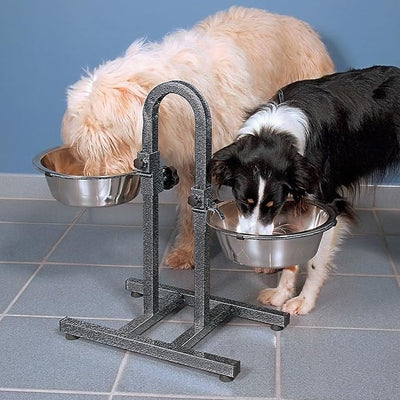 Trixie Dog Bowl Individual Stand Height Adj 2.8L