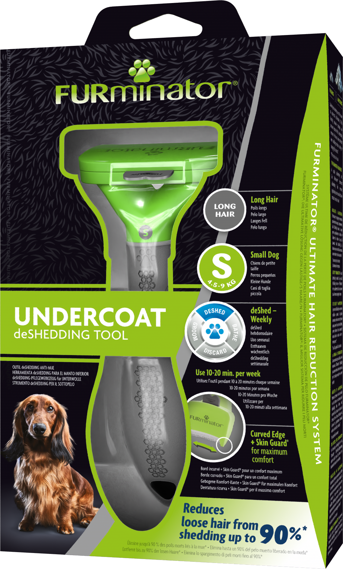 Furminator Undercoat Sml Long Hair Dog