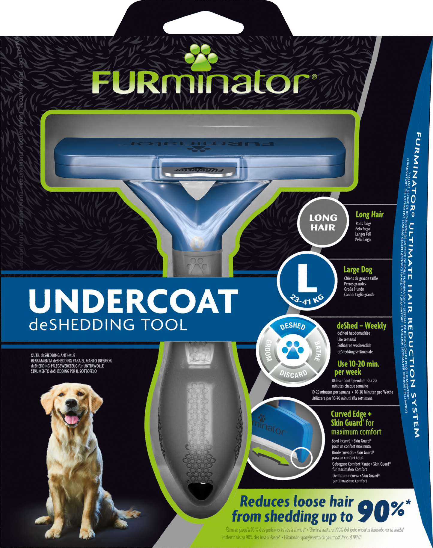 Furminator Undercoat Lrg Long Hair Dog