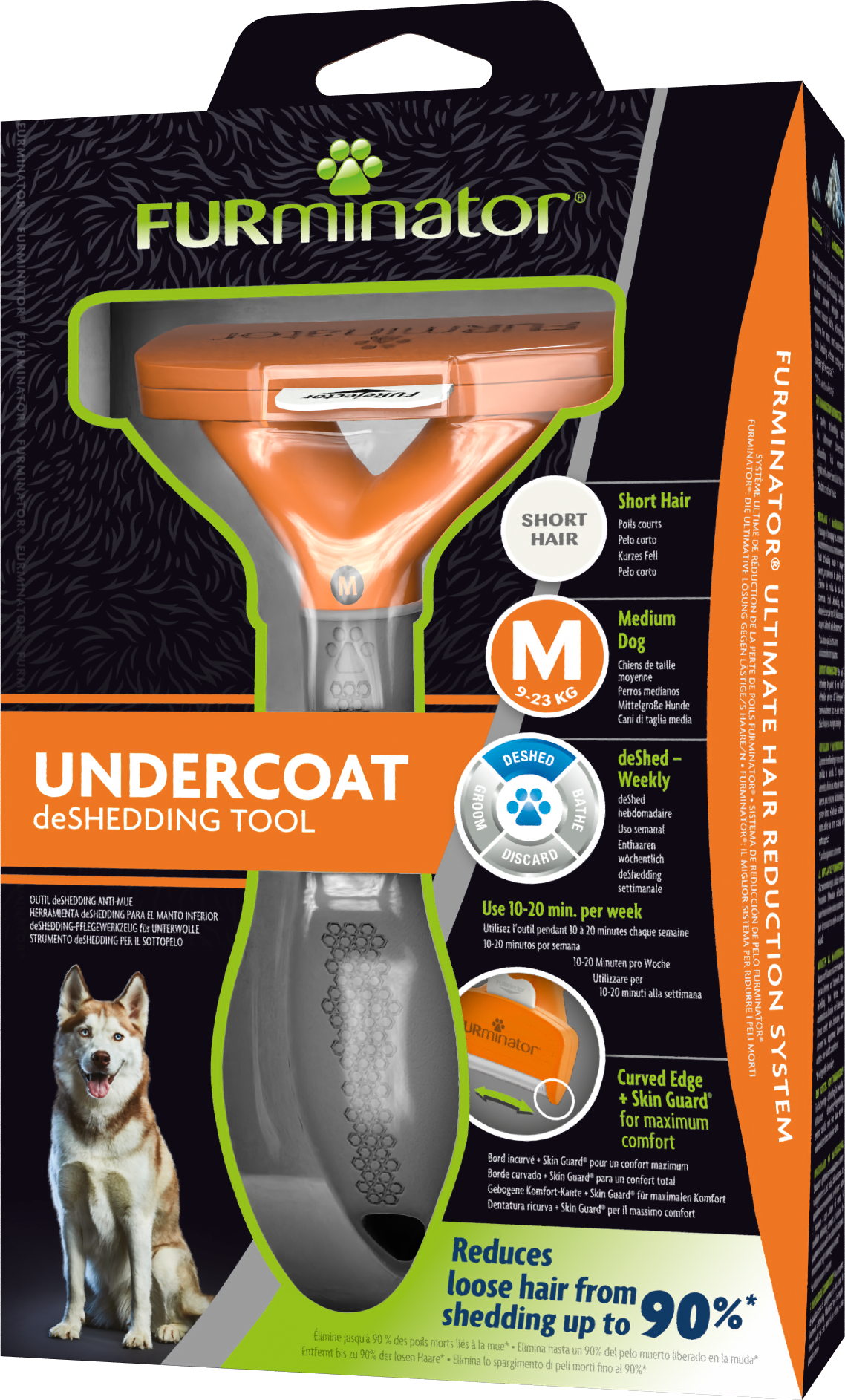 Furminator Undercoat Med Short Hair Dog