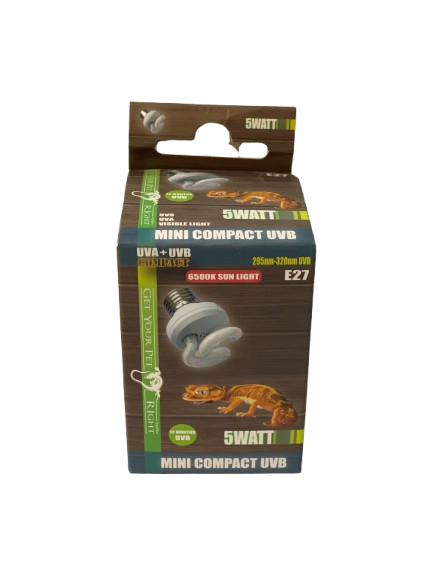 Get Your Pet Right UVA UVB Mini Compact 5watt 6500K Sunlight