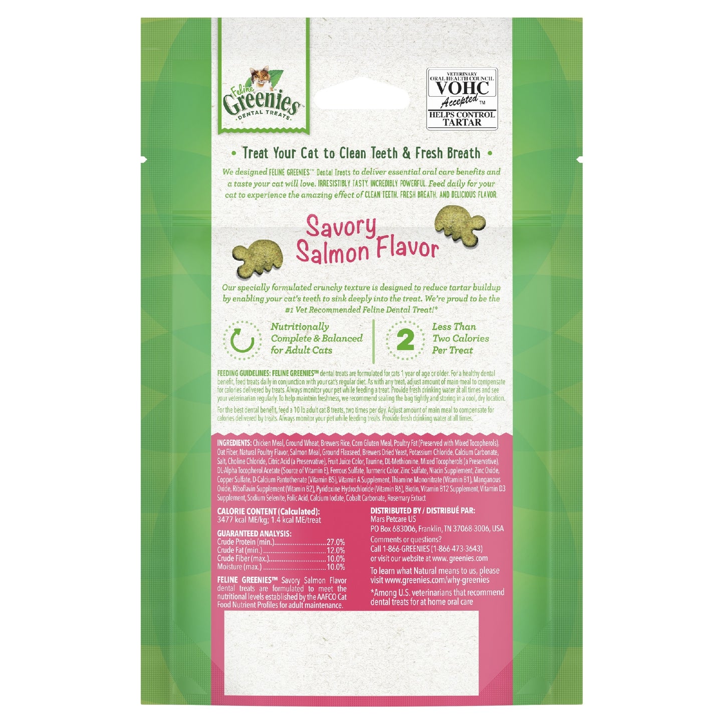 Greenies Feline Salmon 60G