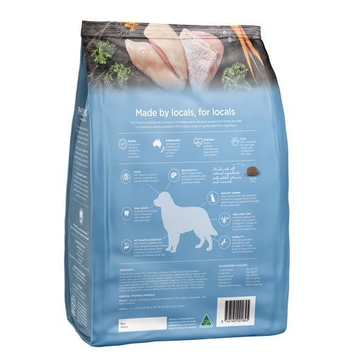 Phoenix Adult Turkey, Duck & Chicken Grain Free Dog Food | NSW Australia