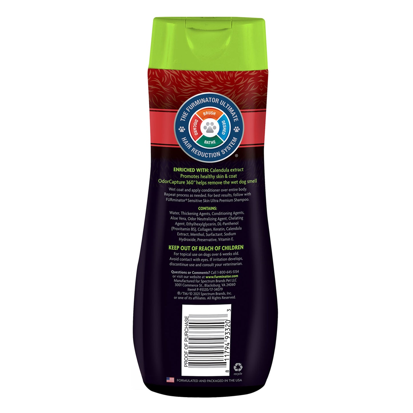 Furminator Sensitive Skin Conditioner 473ml