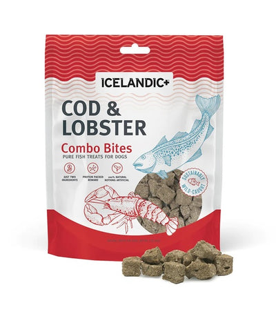 Icelandic Treats Dog Cod and Lobster Bites 85G