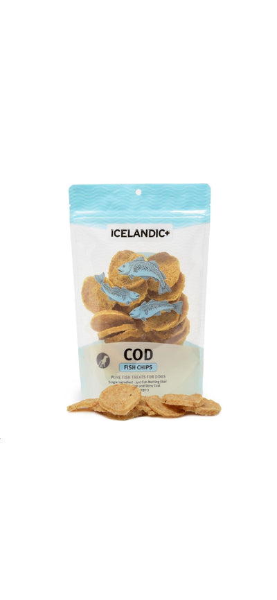 Icelandic Treats Dog Cod Fish Chips 70g