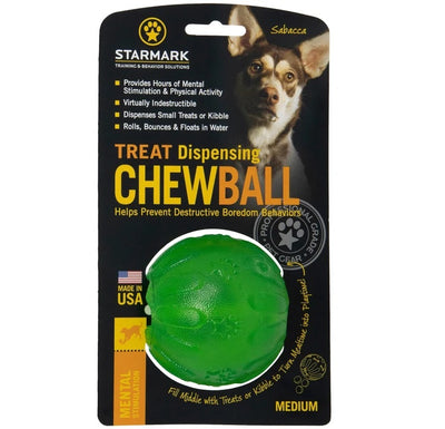 Treat Dispensing Chew Ball Med