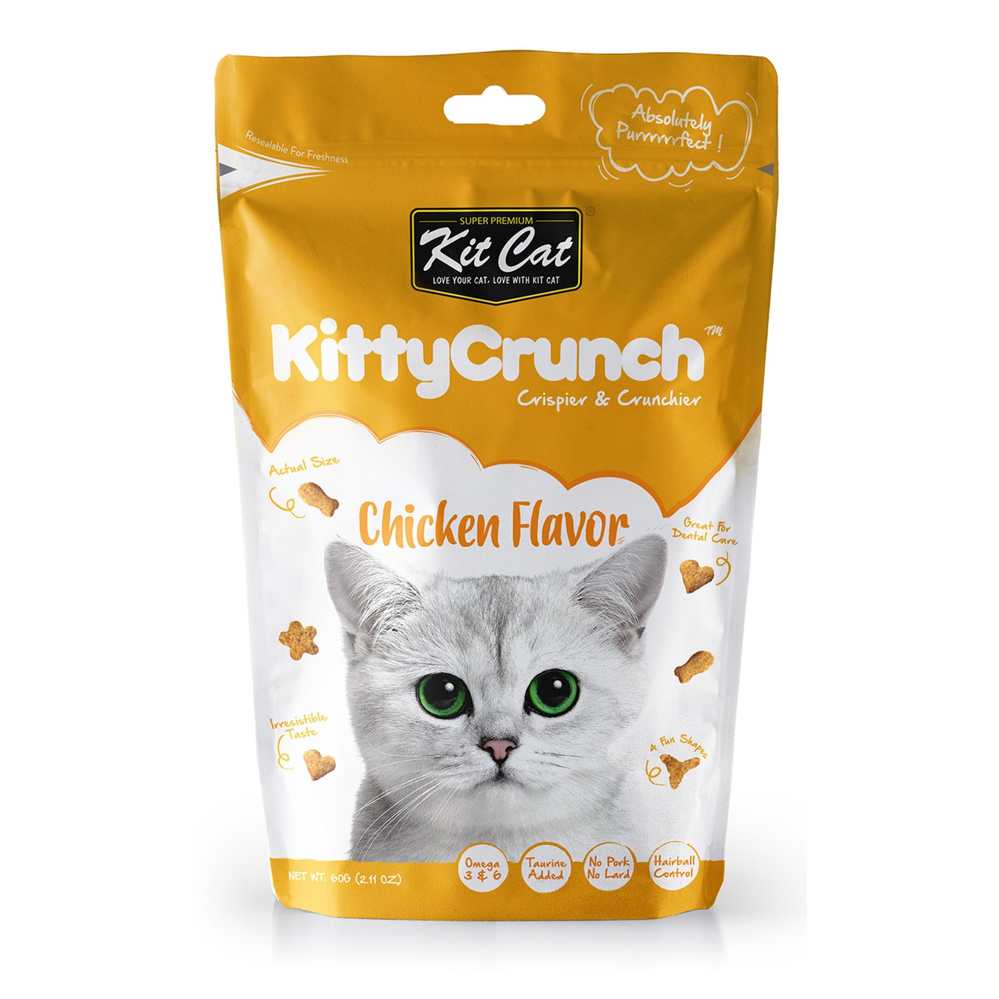 Kit Cat Kitty Crunch Treat Chicken 60gm