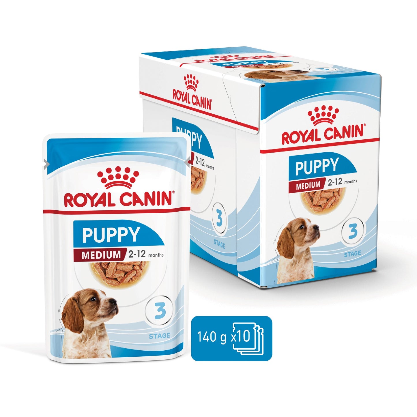 Royal Canin Dog Medium Puppy 140g Pouch