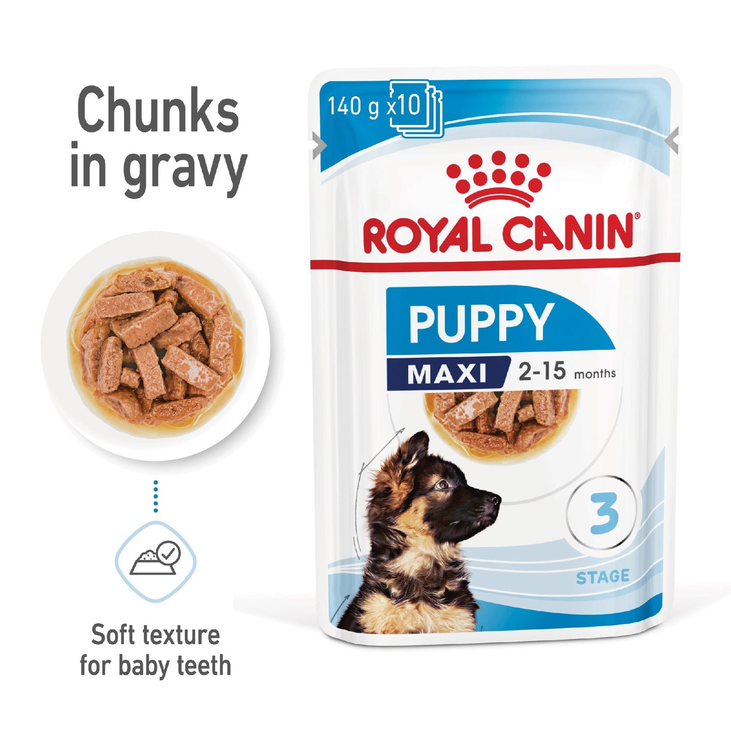 Royal Canin Dog Maxi Puppy 140g Pouch