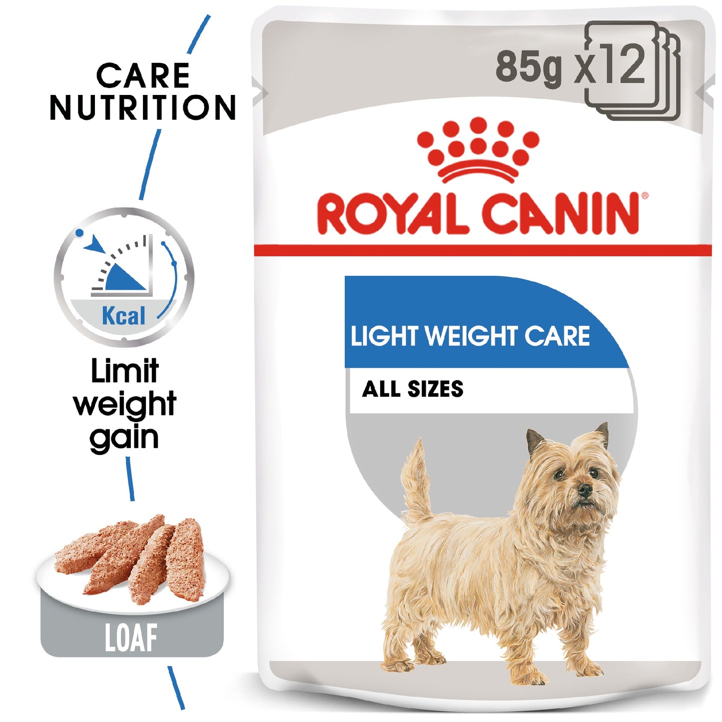 Royal Canin Dog Light Weight Care Loaf 85g Pouch