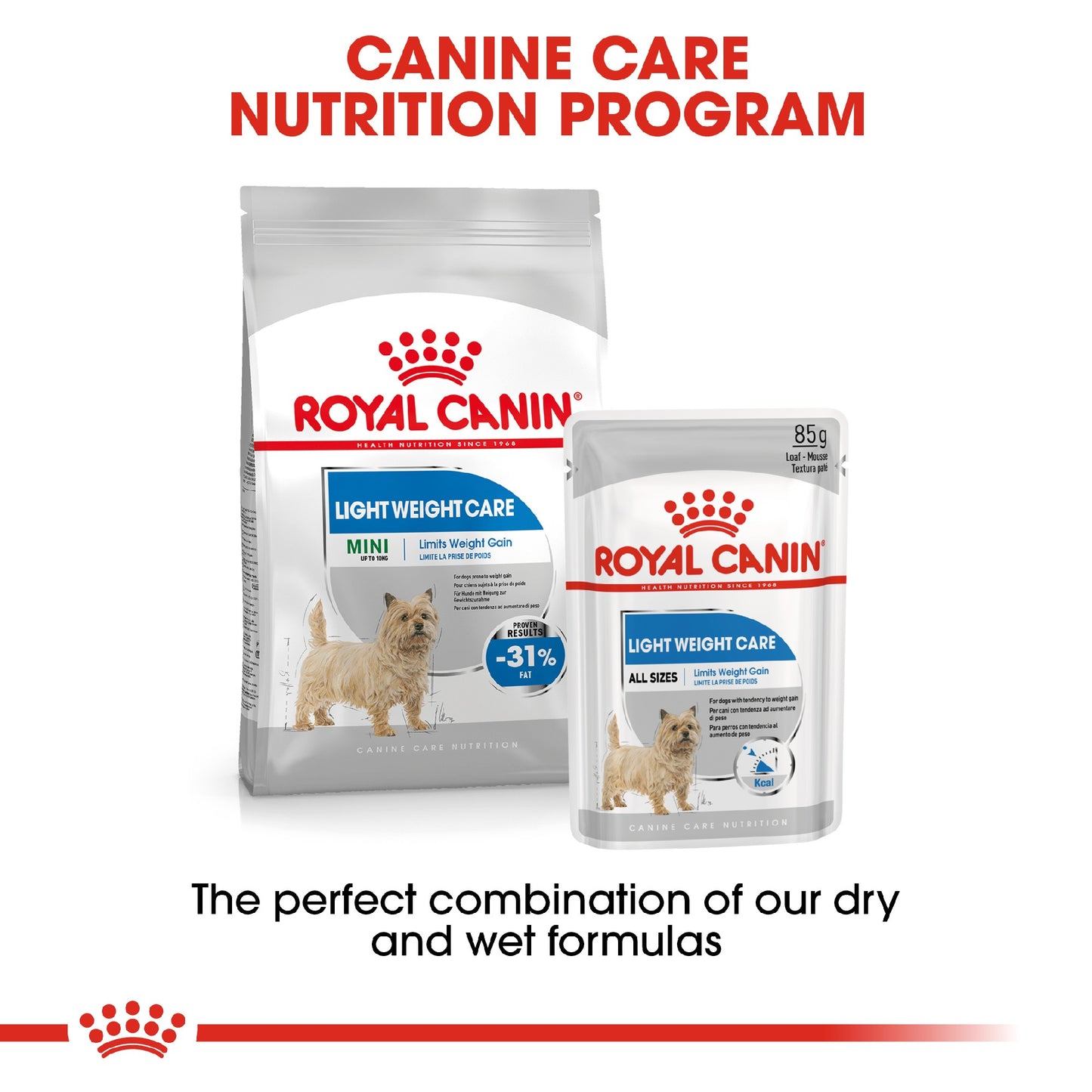Royal Canin Dog Light Weight Care Loaf 85g Pouch