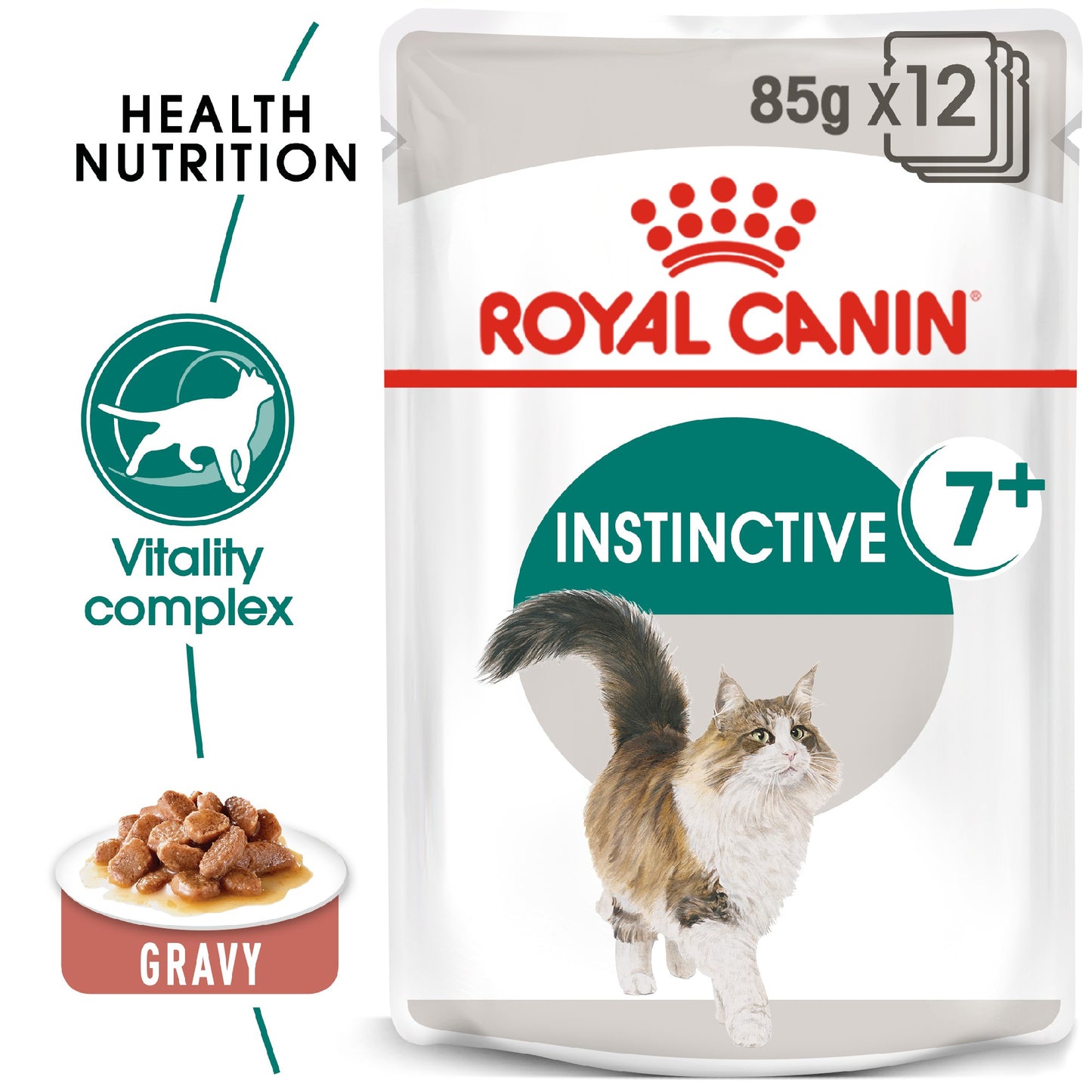 Royal Canin Cat Instinctive 7+ Gravy 85g Pouch