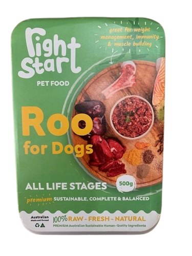 The Right Start Petfood Roo For Dogs 500G