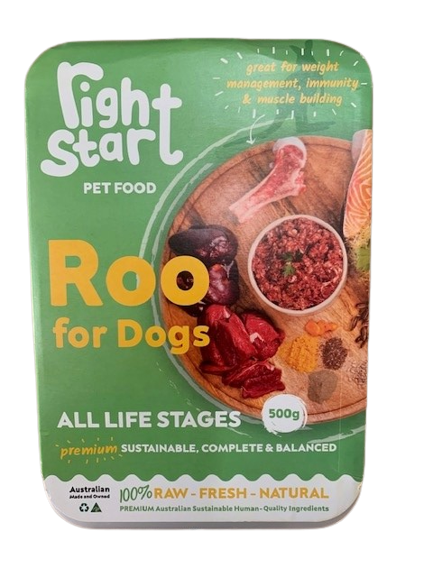 The Right Start Petfood Roo For Dogs 500G