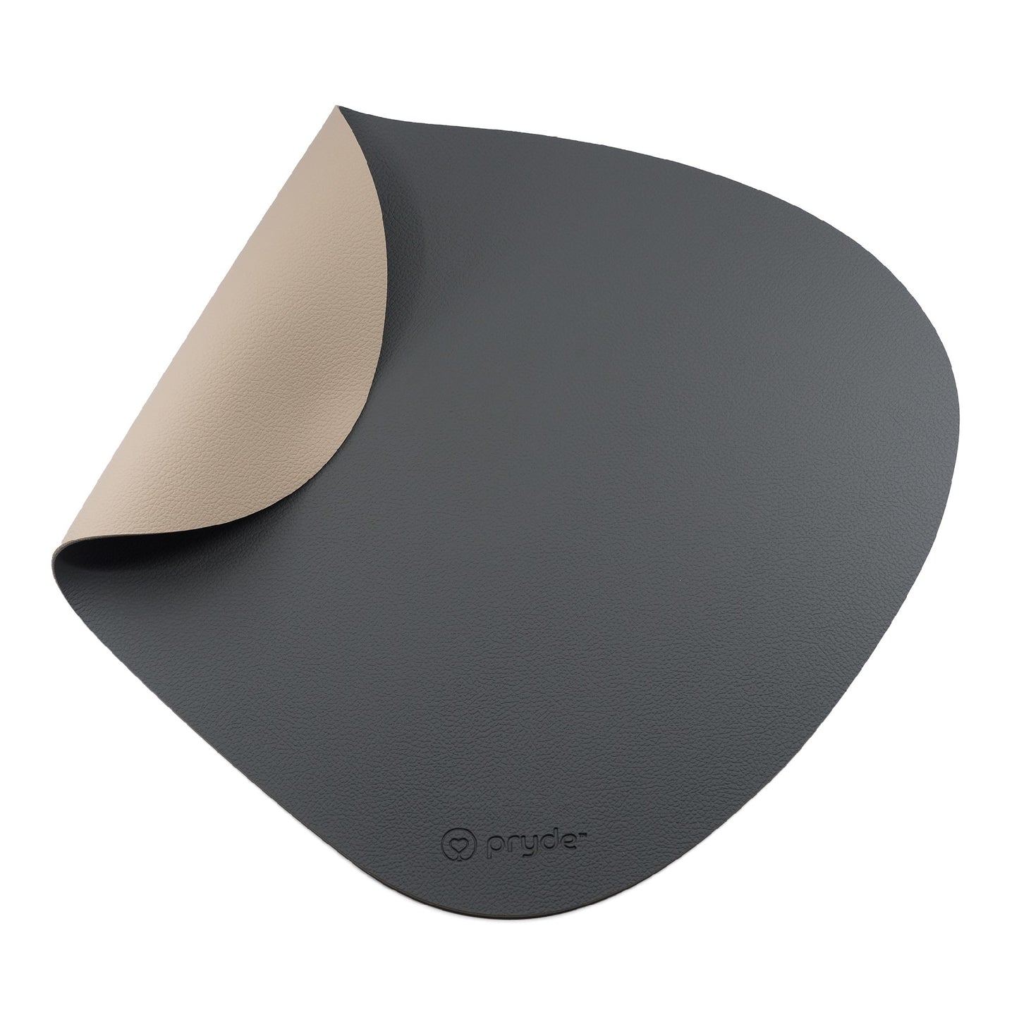Pryde Pets Reversible Cat Dining Mat Charcoal / Oatmeal