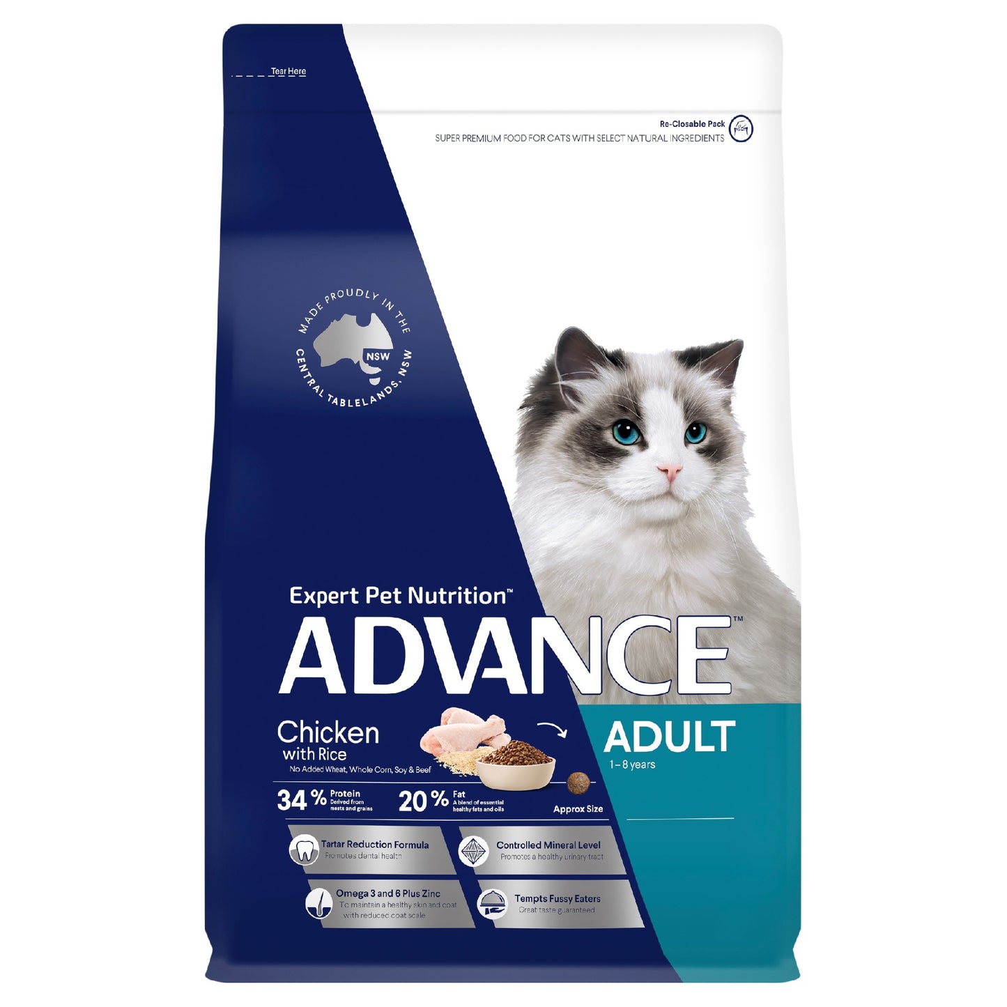 Advance Cat Total Wellness Chicken 3Kg