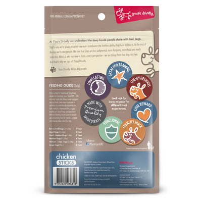 Yours Droolly Chicken Sticks 120g