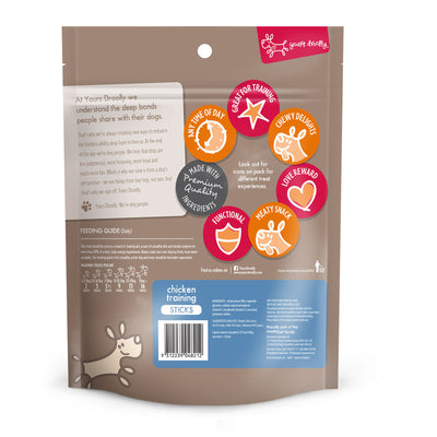 Yours Droolly Chicken Training Sticks 500g