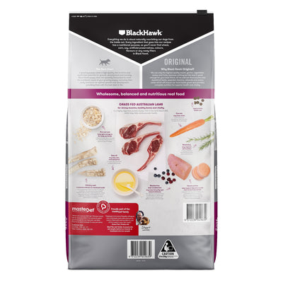 Black Hawk Puppy Medium Lamb Rice 20Kg