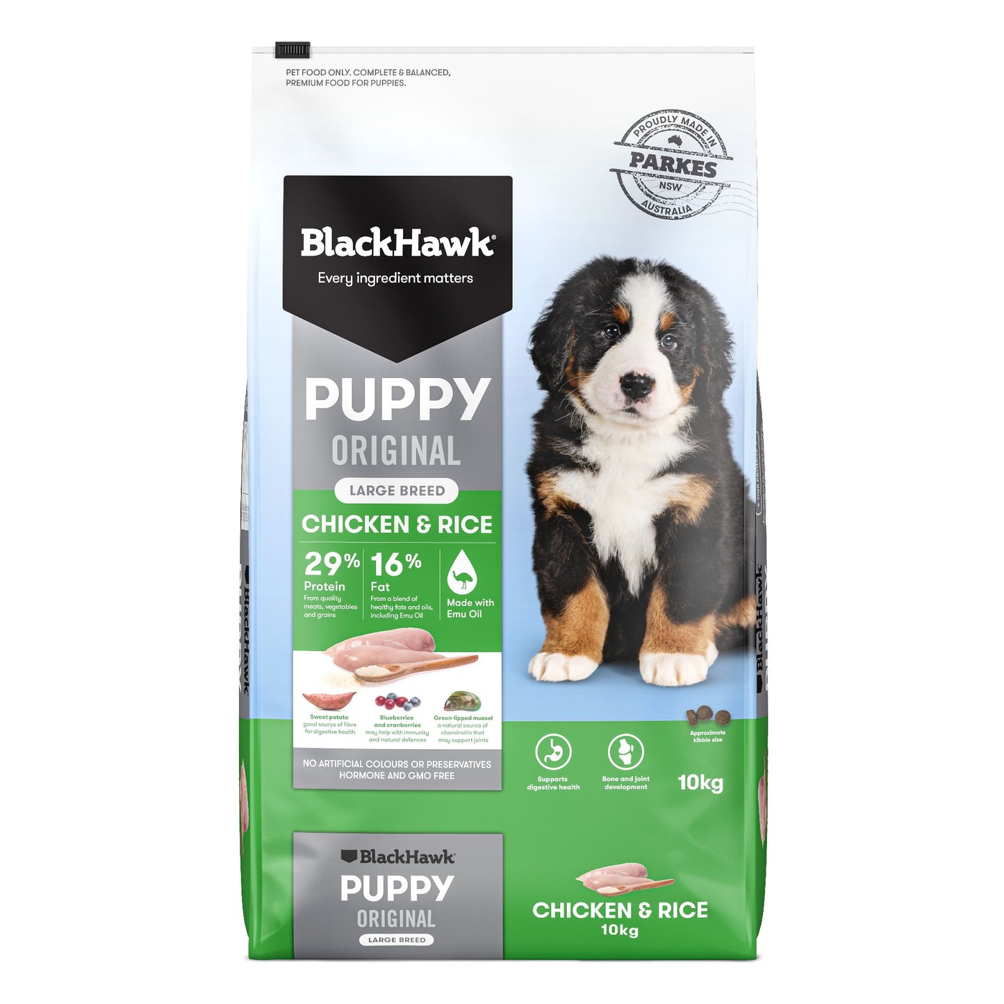 Black Hawk Puppy Large Breed Chicken & Rice 10Kg