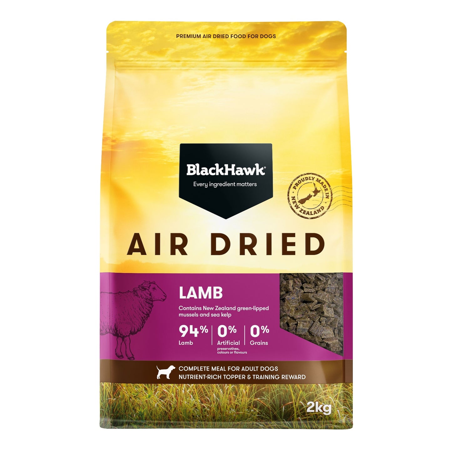 Black Hawk Air Dried Lamb 2Kg